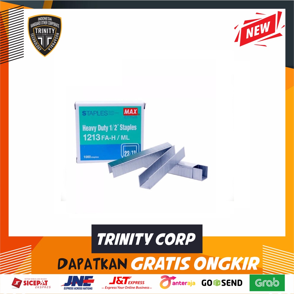 

Isi Staples Max 1213 FA-H Per Pack