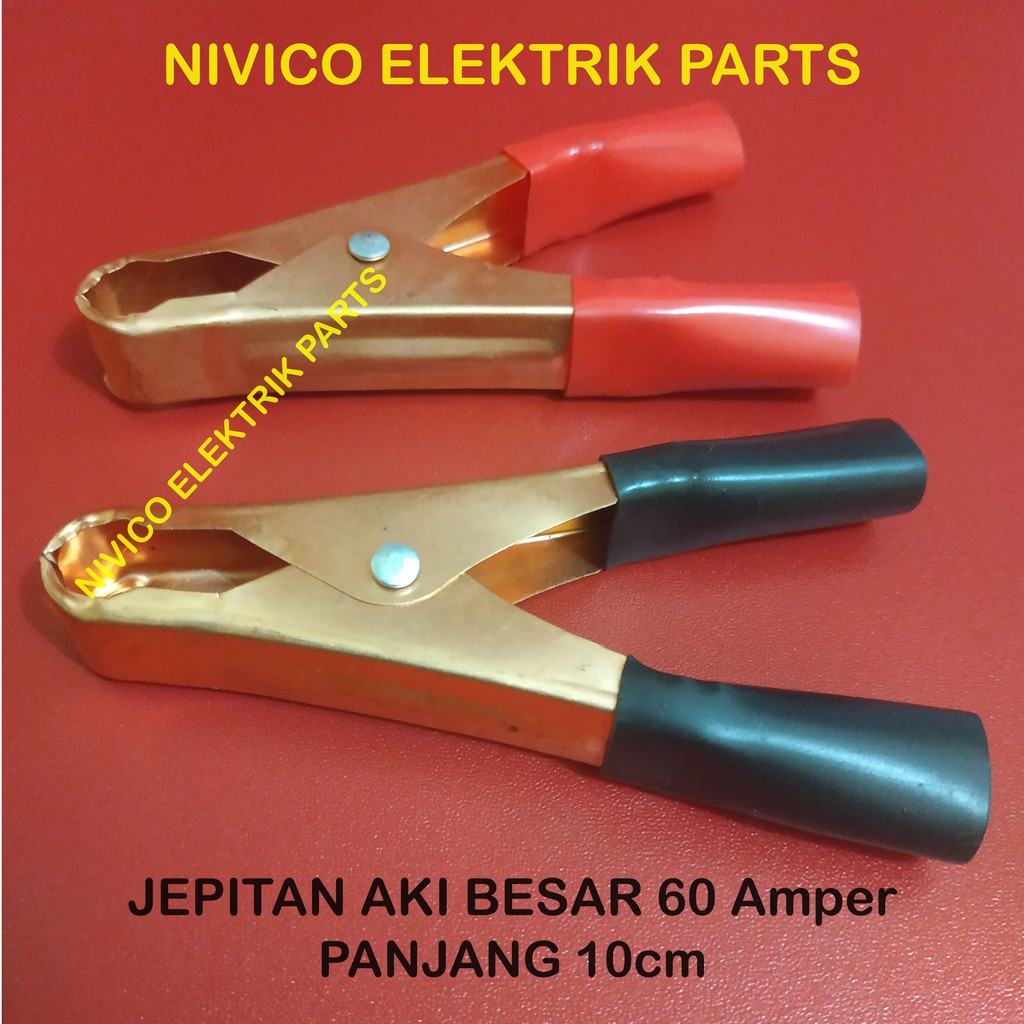 Jepitan Aki Besar 60A/ Jepit Aki Besar 60A/ Jepitan Aki Accu 60 Amper / Jepit Aki / Capit Aki