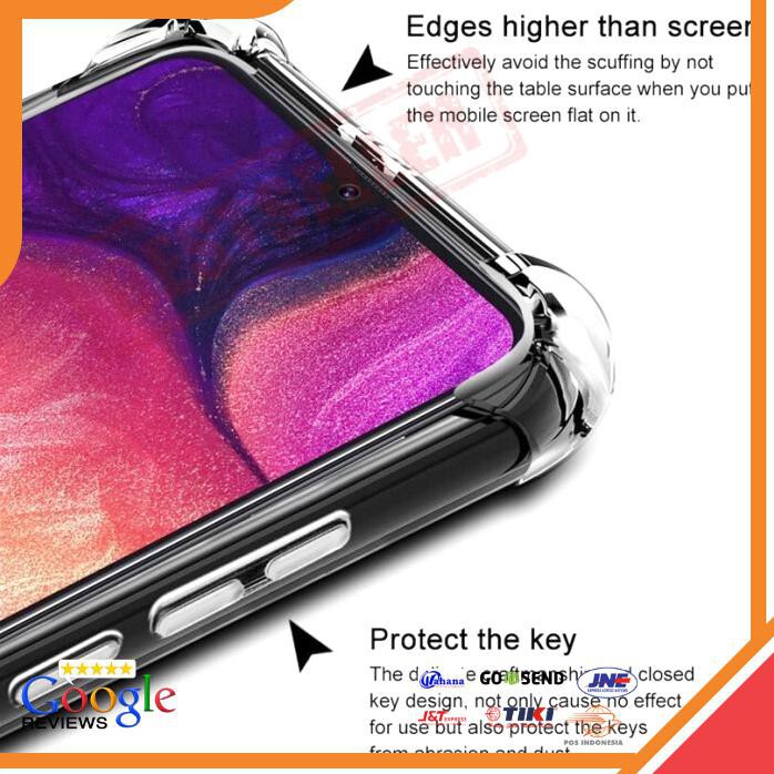 ACC HP SAMSUNG GALAXY A8 PLUS 2018 ANTI CRACK CASE CLEAR COVER