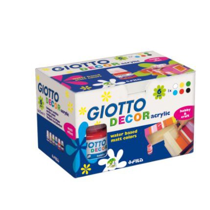 

Giotto Decor Cat Akrilik Set 6 Warna 25 ml