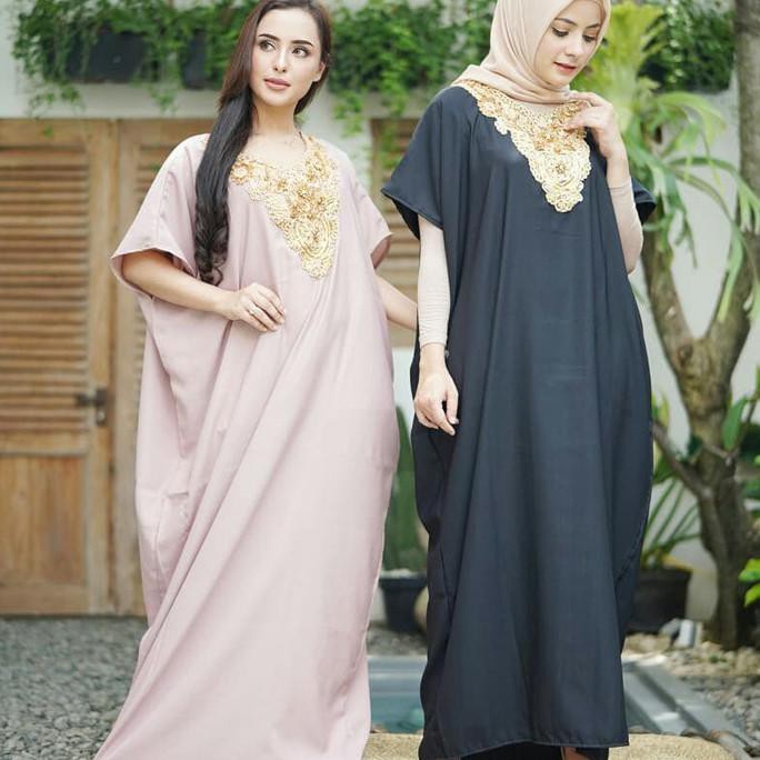 SC KAFTAN / BAJU KAFTAN / KAFTAN MODERN / KAFTAN MURAH / KAFTAN LEBARA - PUTIH