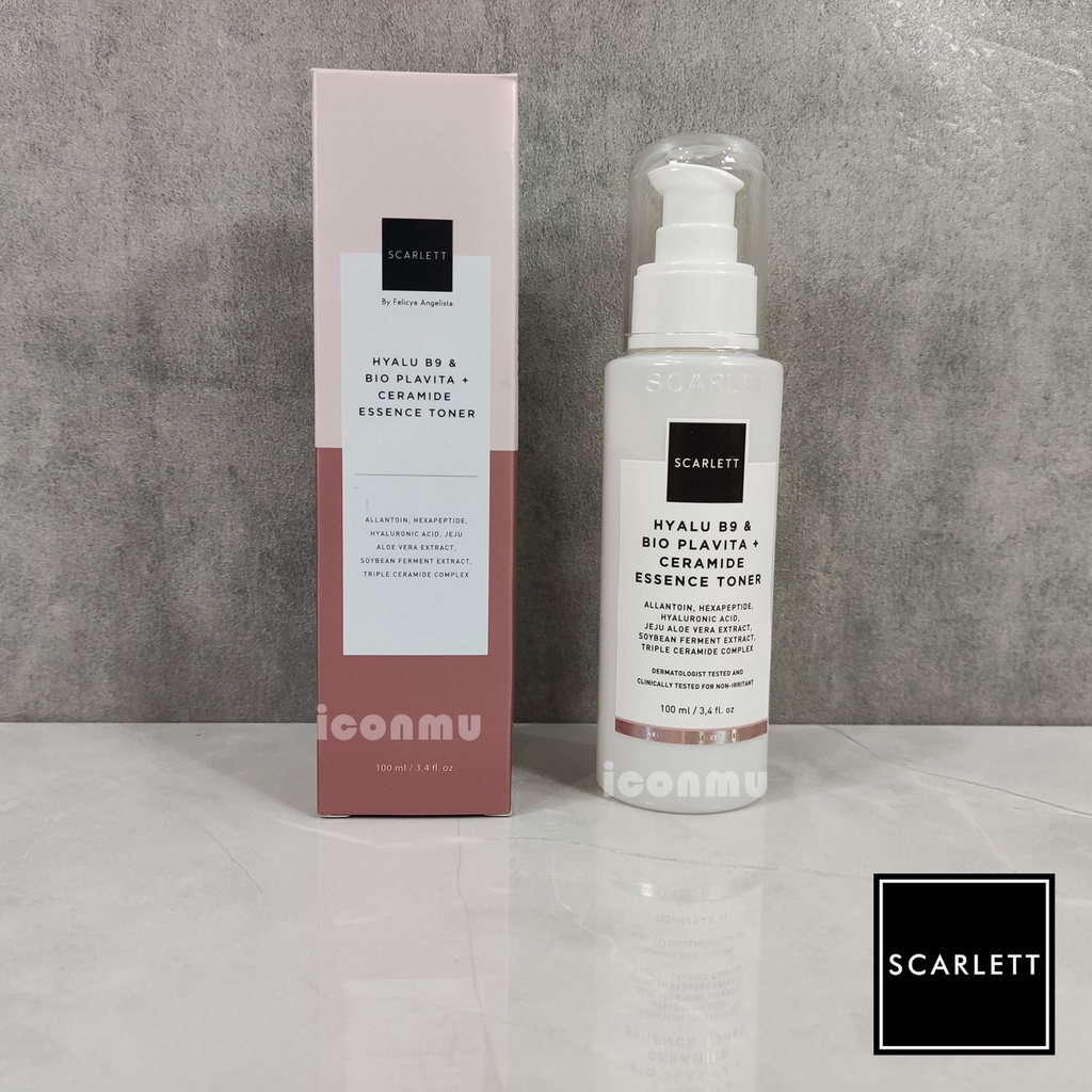 Scarlett Whitening Age Delay Toner - Hyalu B9 &amp; Bio Plavita + Ceramide Essence Toner