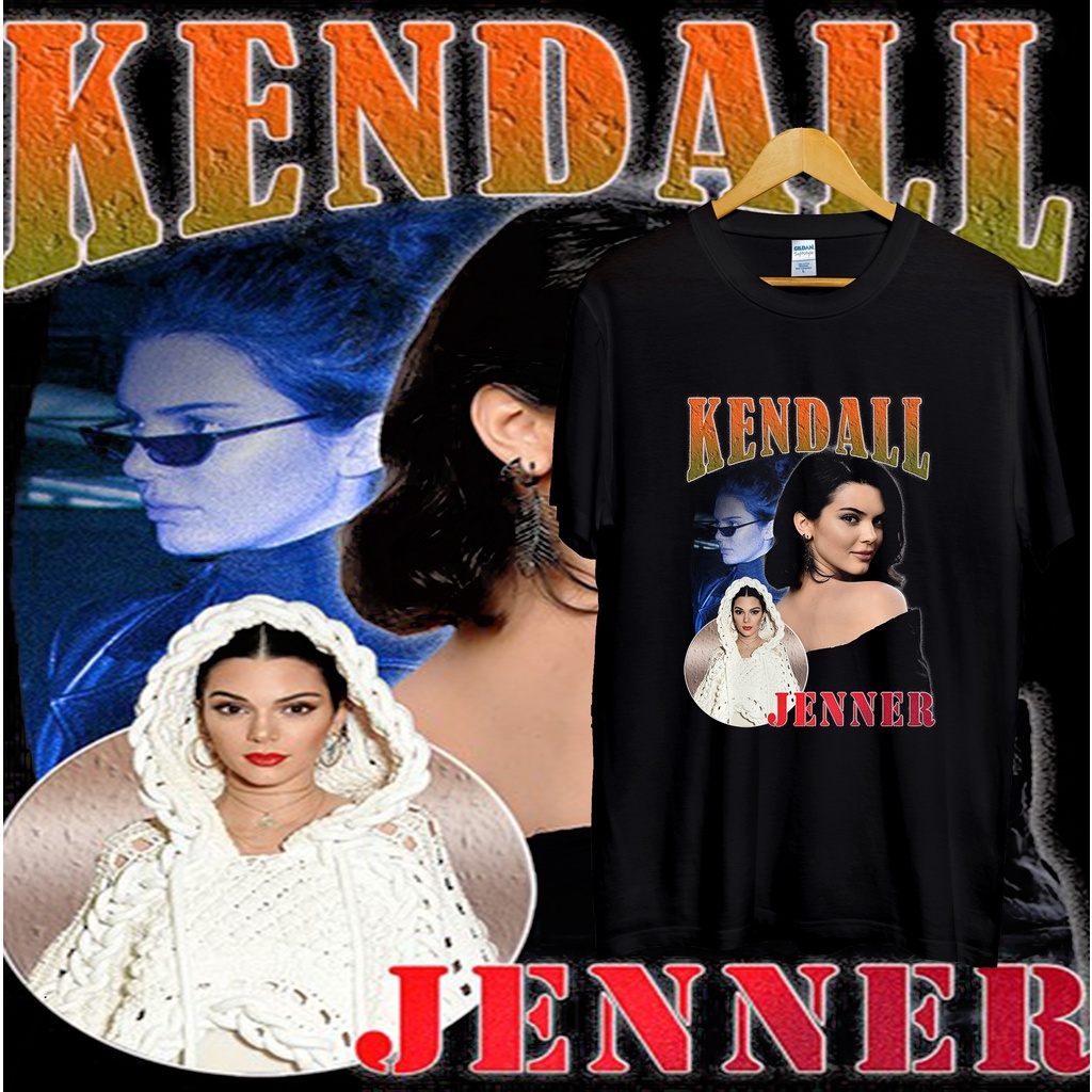 KAOS KENDALL JENNER RAP TEE VINTAGE T-SHIRT ATASAN KAOS WANITA/PRIA