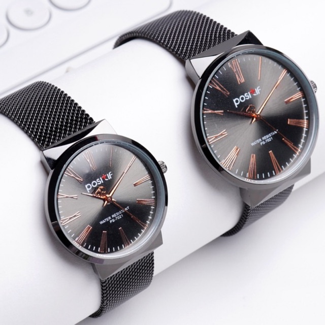 POSITIF PS 7021 JAM TANGAN COUPLE LUXURY ORIGINAL