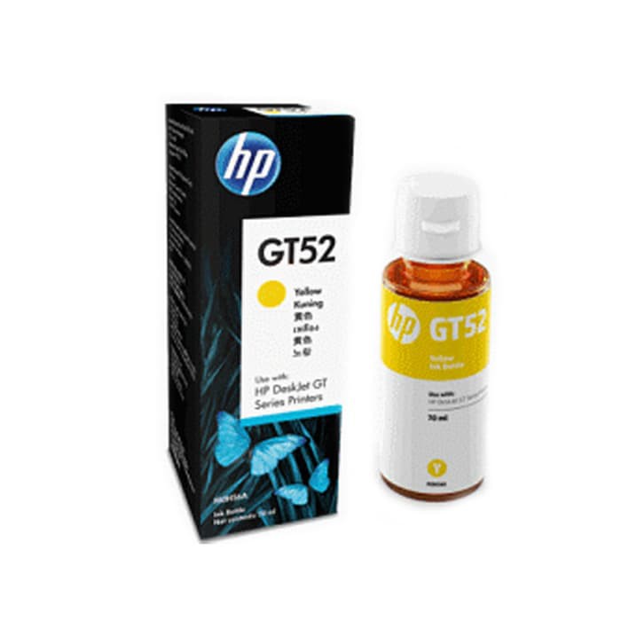 Tinta HP Original GT51 GT 51 Yellow Kuning M0H56A 70ml HP Deskjet GT 5810 GT5810 GT 5820 GT5820