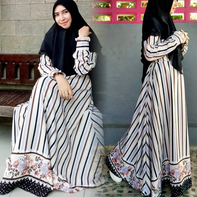 Gamis Motif Salur