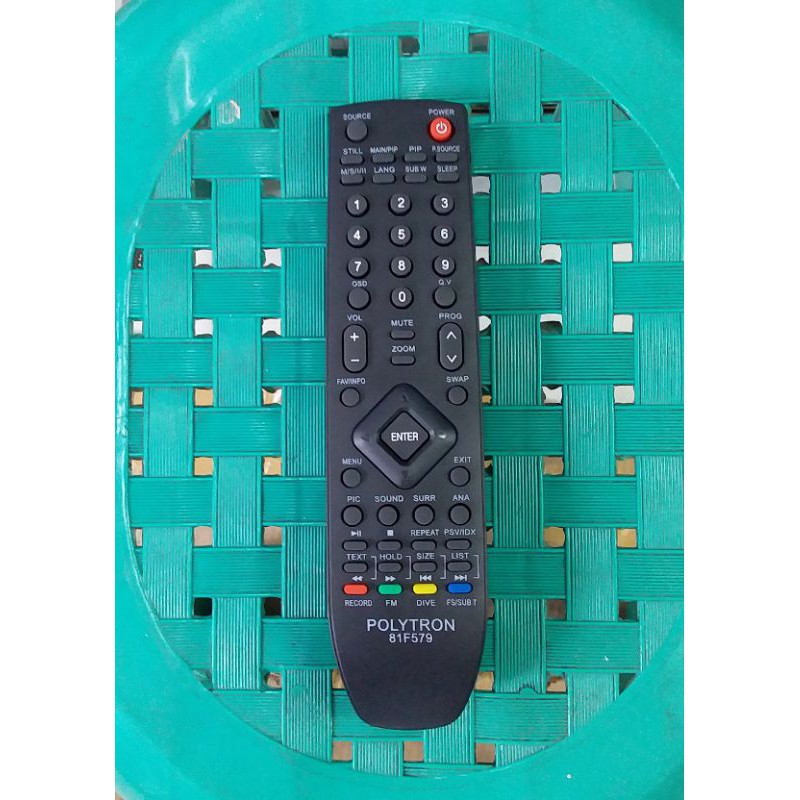 REMOTE TV POLYTRON SERI 81F579 ORIGINAL