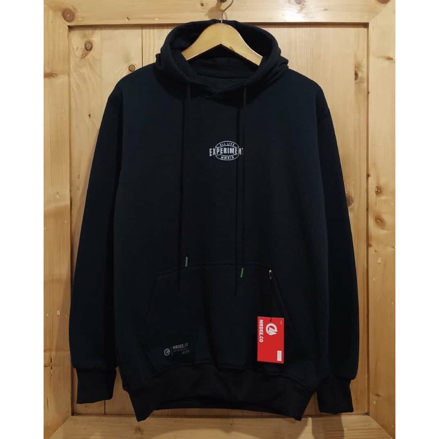 Switer Hoodie Cowok Terbaru MR DEE Swaeter Hodie Pri Wanita Original Distro Bandung  Warna Hitam Jaket Laki Laki Oversize Bahan Cotton Tebal Size M L XL XXL JUMBO