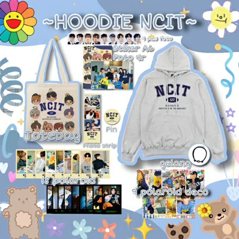 (COD) Hoodie NCIT/Zipper NCT 127/Hoodie nct 127/Fankit Ncit