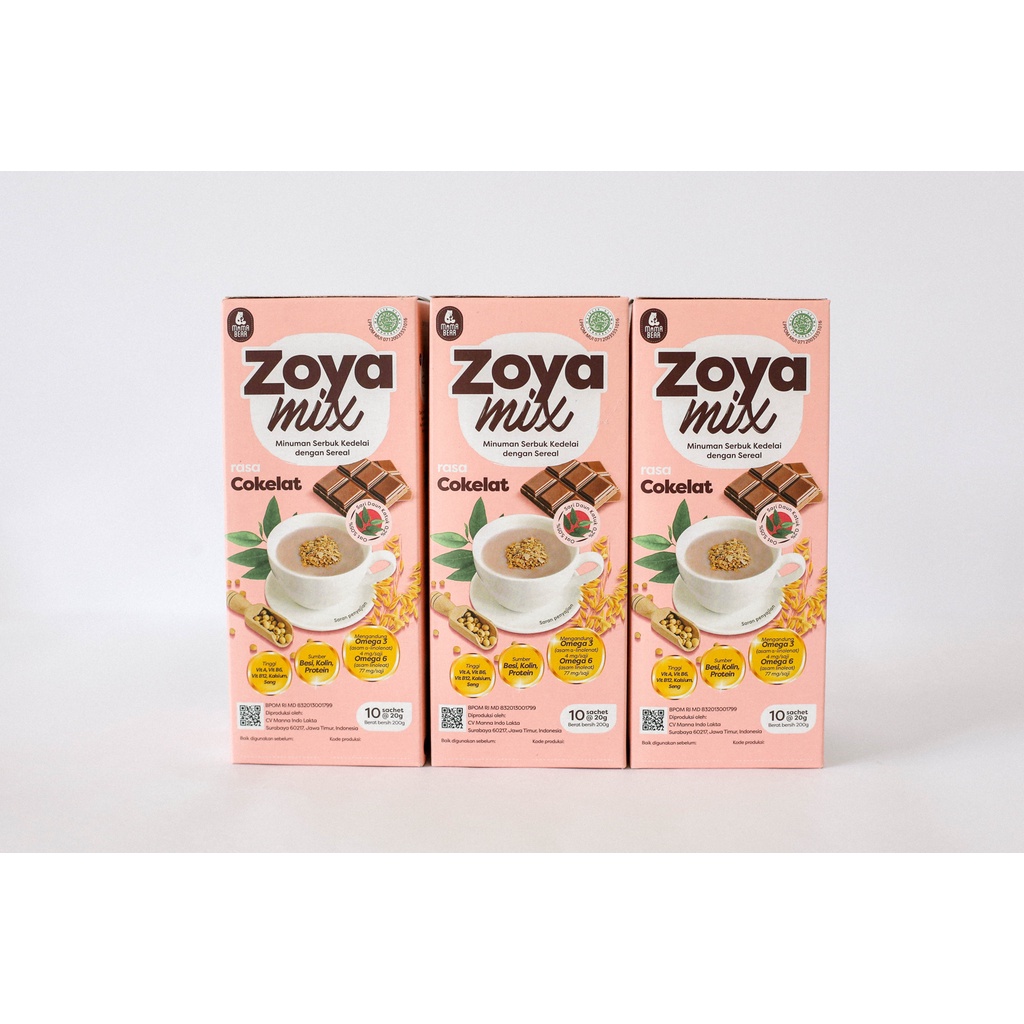 Zoya Mix Susu Kedelai + daun Katuk pelancar ASI Booster