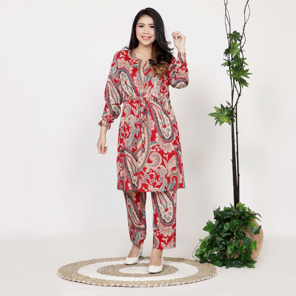 ZAYA - STELAN ONE SET RAYON WANITA/ SETELAN RAYON KEONY SIZE XL, 3XL, 8XL