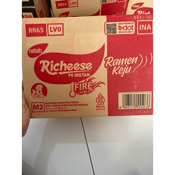 

Mie Richeese Ramen keju level 0 karton