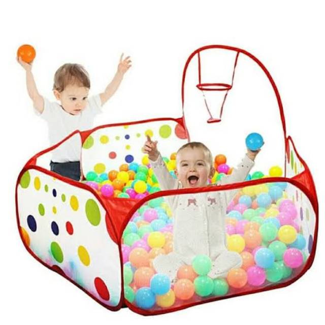 Keranjang tenda mandi bola ball pit basket tent baby bayi balita batita mainan toys kolam hadiah