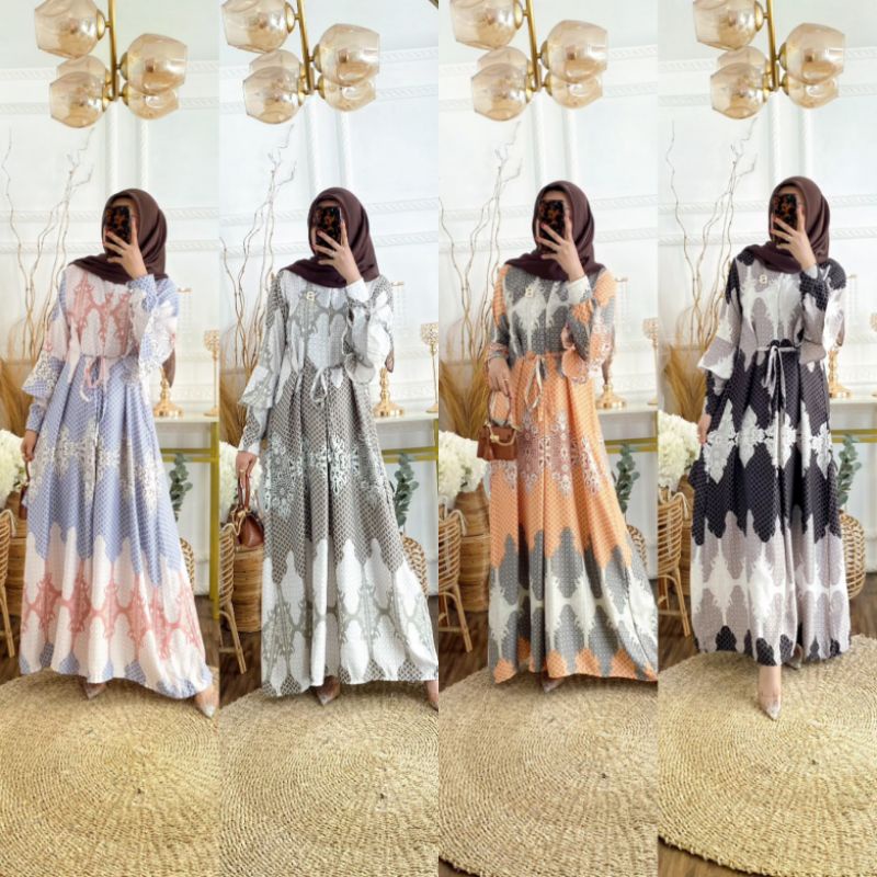 TIFFANY DRESS // GAMIS PREMIUM // HOMEDRESS // PAKAIAN WANITA