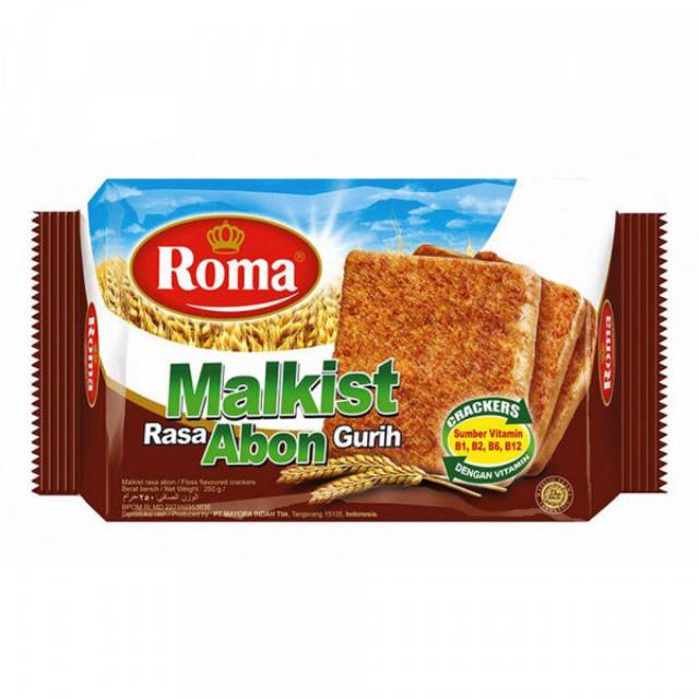 

BISCUIT ABON | ROMA CRACKERS MALKIST ABON SAPI 135G