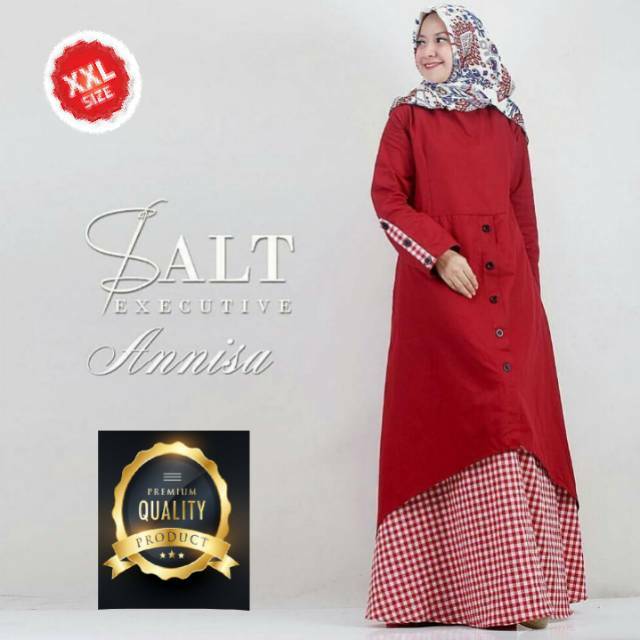 GAMIS JUMBO SIZE M,L,XL dan XXL PREMIUM GAMIS DRESS BUSUI BAHAN KATUN CASUAL MAXI