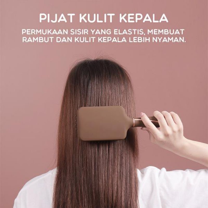 Samono Sisir Rambut Wanita Anti Kusut Hair Brush Comb Massage Semua Jenis Rambut