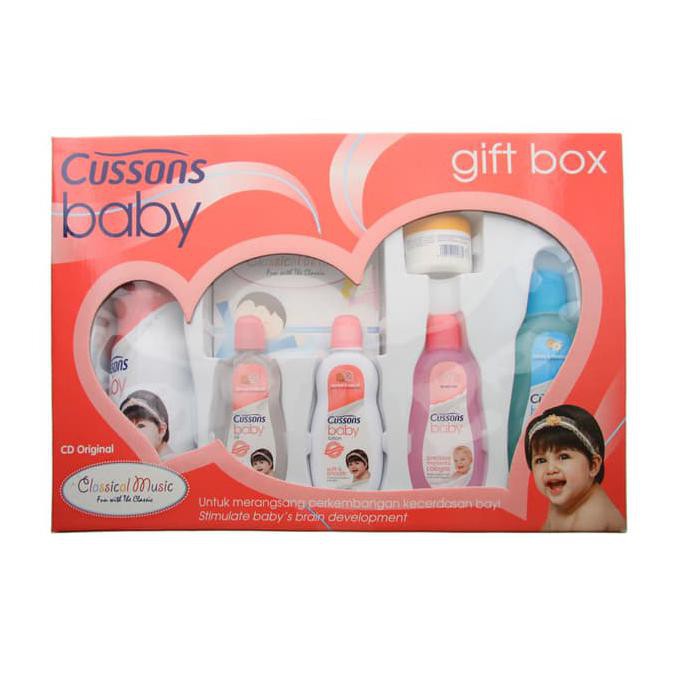 Paket Perlengkapan Mandi Bayi Cusson Set Baby Oil Bedak