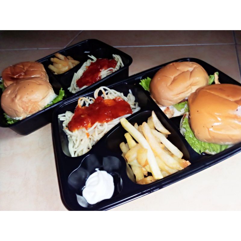 

paket burger mini spaghetti