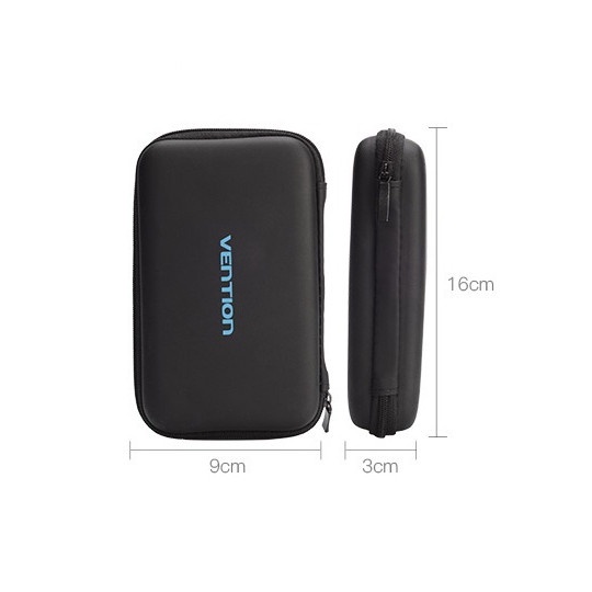 Tas Duffel Organizer Vention Travel Pouch Case Storage Bag Cable Earphone Flash Drives - KBJ Large (