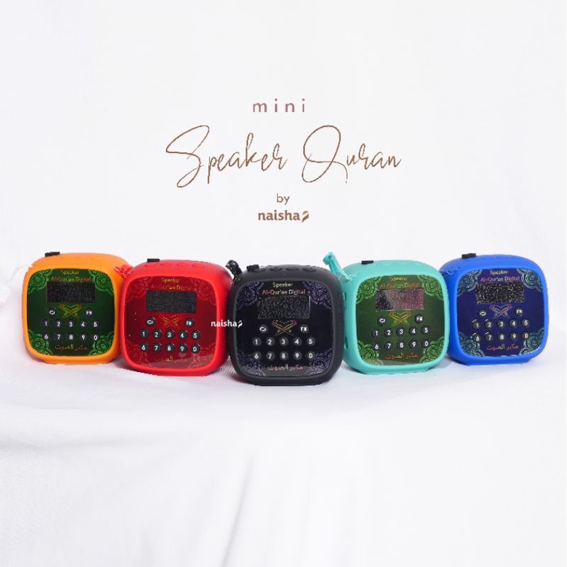 Mini Speaker Qur'an by Naisha | speaker Al-Qur'an bluetooth | speaker Al-Qur'an terlengkap | paket mini speaker Al-Qur'an termurah | speaker Al-Qur'an lengkap terlaris | speaker Al-Qur'an digital | speaker Al-Qur'an bluetooth | speaker Al-Qur'an gift