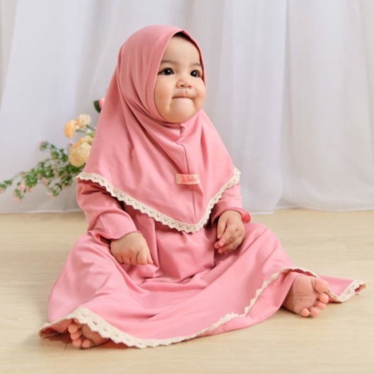 Gamis Bayi 1 bulan - 1,5 tahun Gamis Anak Perempuan Gamis Bayi Perempuan 0 6 bulan Gamis Bayi Perempuan Gamis Bayi 6 12 bulan Daily Lace