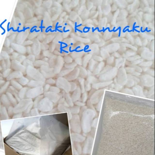 

Beras Shirataki Konnyaku Konyaku Rice 500gr