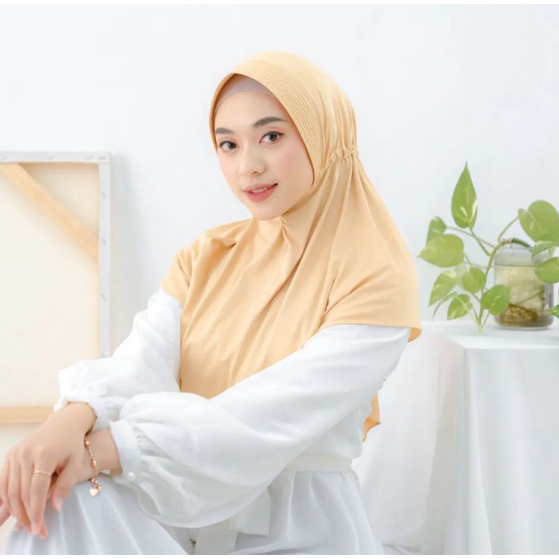 HIJAB SERUT ADIBA SPANDEX JERSEY PREMIUM