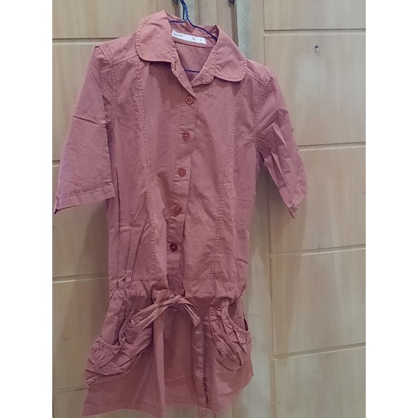 Preloved kemeja tunik Triset