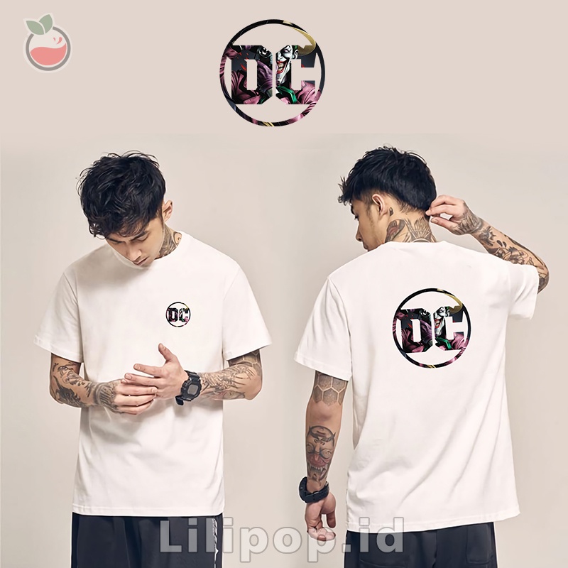 Lilipop Kaos Pria Baju Joker DC Distro Basic Tshirt Kasual