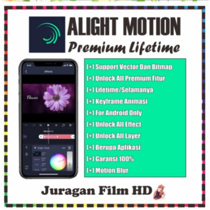 PROMO Alight Motion Premium Lifetime | Bergaransi 