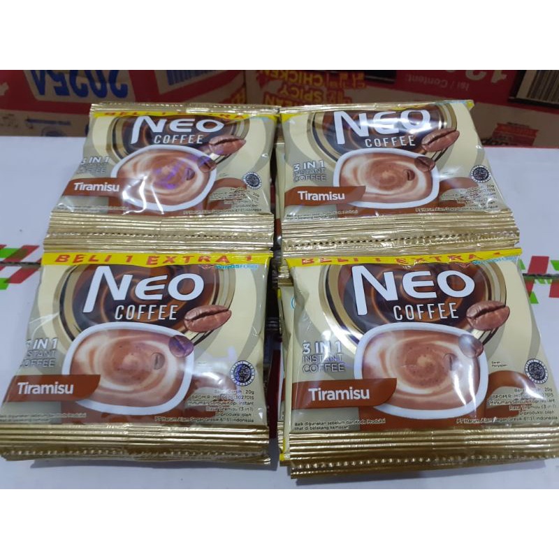 

kopi neo coffee tiramisu 10 sachet (1 renteng)
