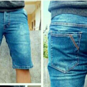 Celana Jeans Pendek Pria Skinny Slim Fit jeans Stretch Cowok 27-38 NR_Outfit Official COD