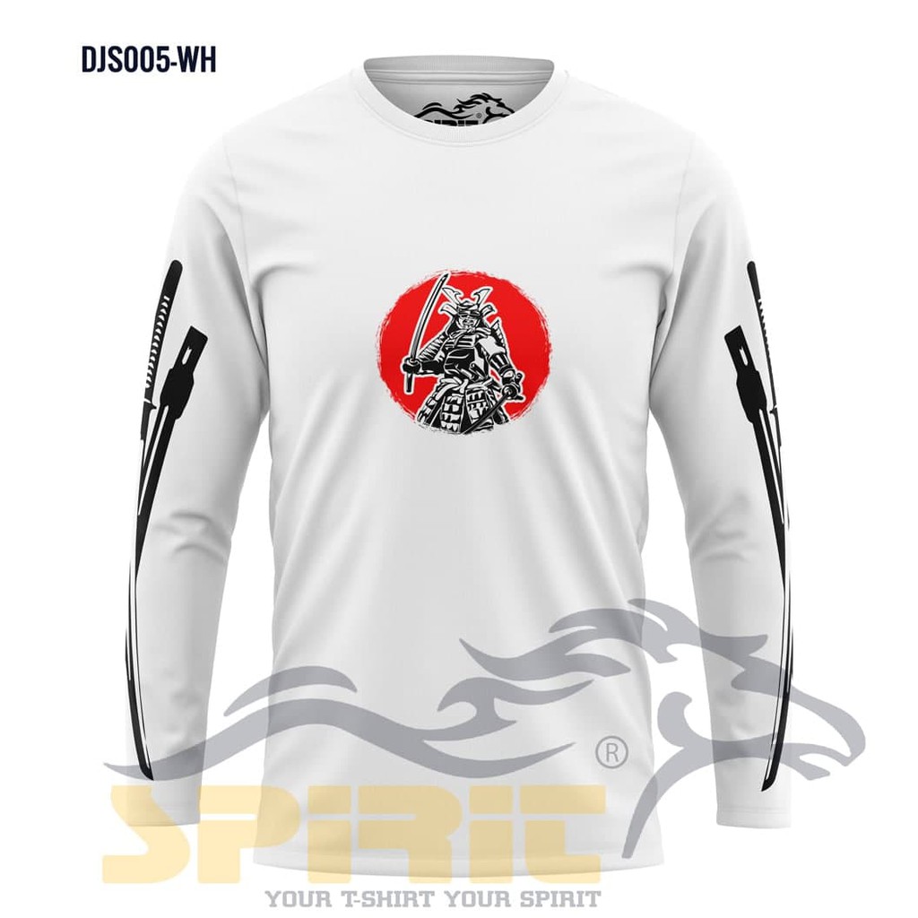 SALE JAPANESE SAMURAI STYLE ANIME SAMUARAI X  HIMURA KENSHIN / KAOS LENGAN PANJANG PRIA WANITA