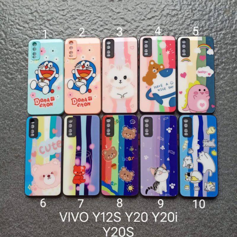 Case gambar Vivo Y11S Y12A Y12S Y20 Y20i Y20S Y20T Y3S motif cewek ( 6 motif ) soft softcase softshell silikon cover casing kesing housing