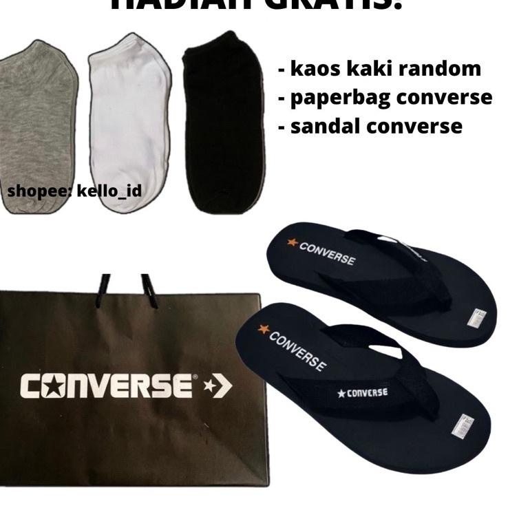 Lagi Tren.. (BONUS SANDAL CONVERSE) Sepatu converse 70s low egret black white BNIB - sneakers conver