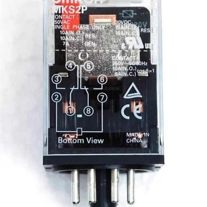 RELAY OMRON MKS2P 220VAC original
