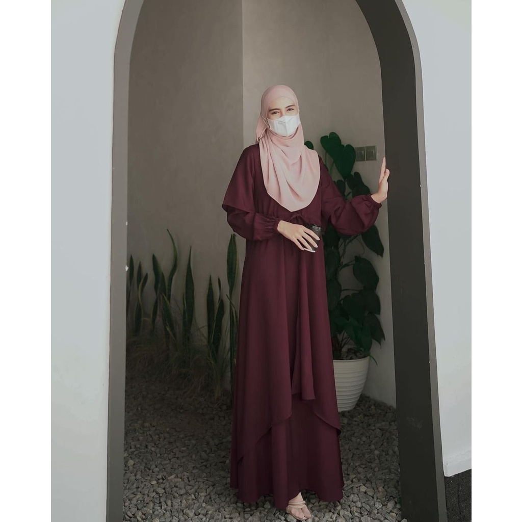 GF02 ~ FATMA MAXI fashion muslim populer BEST SELLER size S M L XL gamis terbaru kekinian | gamis lebaran 2022 | gamis lebaran | gamis terbaru remaja