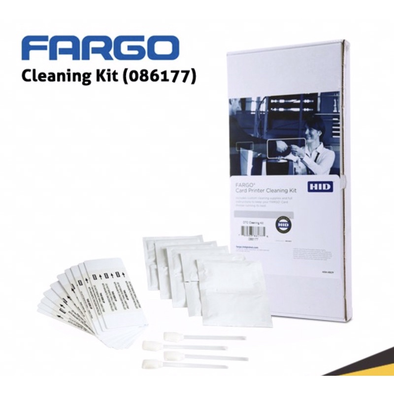 Cleaning Kit Printer ID Card Fargo DTC 1000 / DTC 1250E / DTC 4000 / DTC 5000