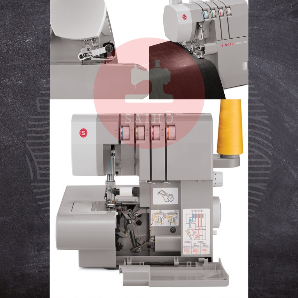 SINGER 14HD854 - Mesin Jahit Obras Overlock Heavy Duty