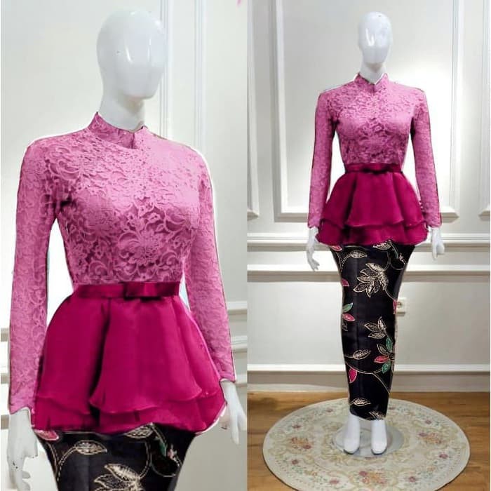 Atasan promo wanita / cewe Kebaya Aurel untuk kerja pesta kantor