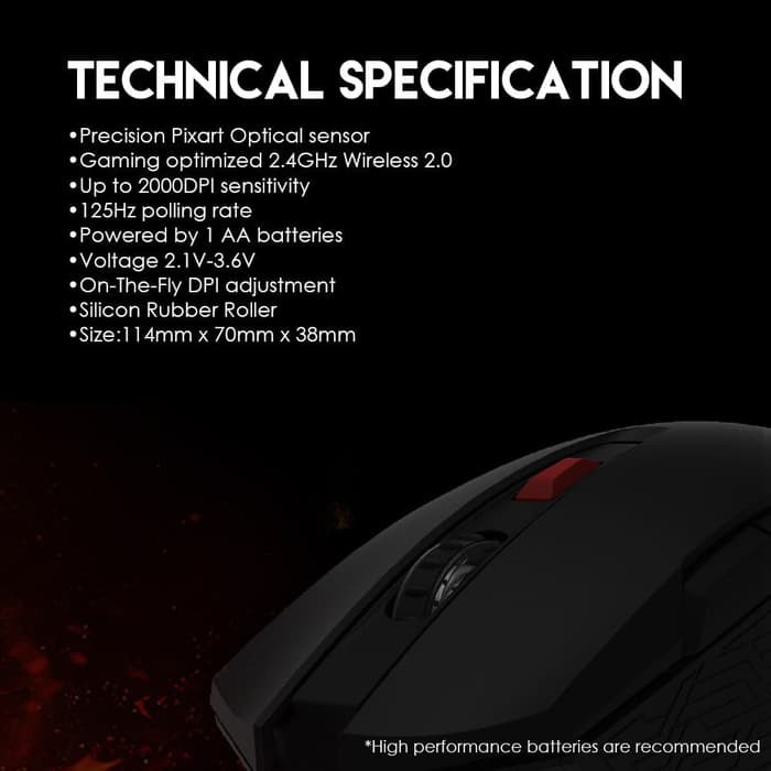 Fantech RAIGOR II WG10 Gaming Mouse Wireless Best Buy