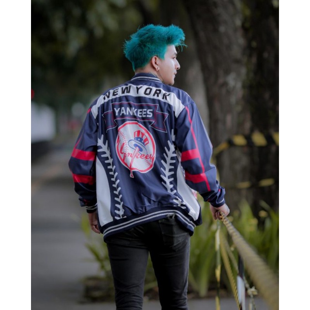 varcity MLB fire ball/jaket varcity terbaru