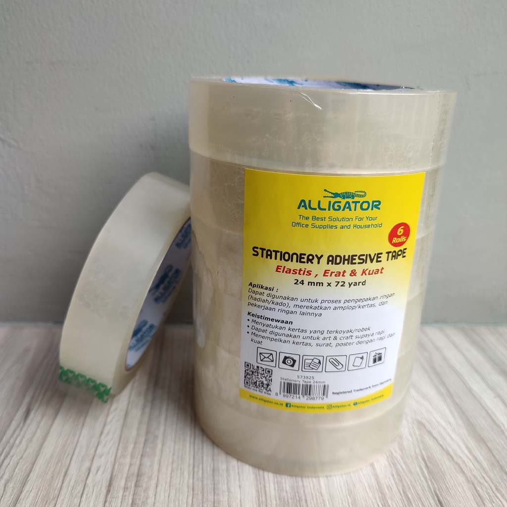 

Stationery tape 24mm Alligator