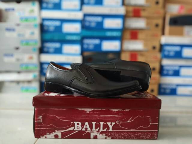 BALLY Sepatu Pantofel Kulit Asli