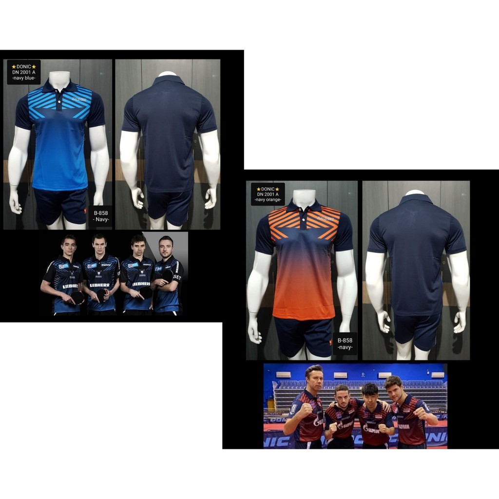 Jersey Olahraga Pingpong Atau Tenis Meja Donic IMPORT DN2001A