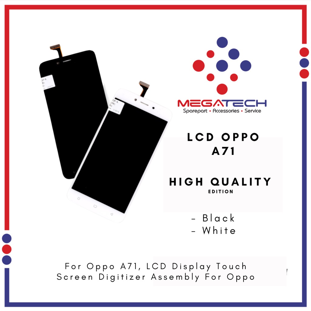 LCD Oppo A71 Fullset Touchscreen - ORI