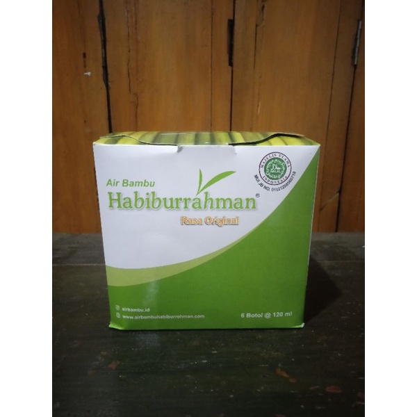 

air bambu Habiburrahman per pak isi 6 botol