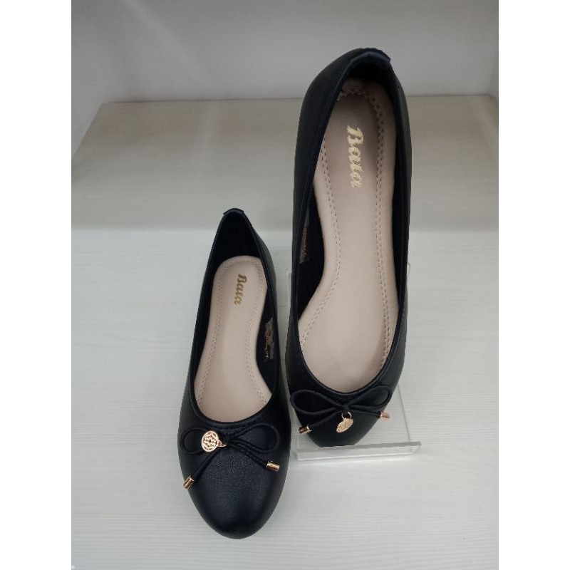 Sepatu Bata  Wanita Original Model Flat shoes Warna Hitam Best Seller 551-6045