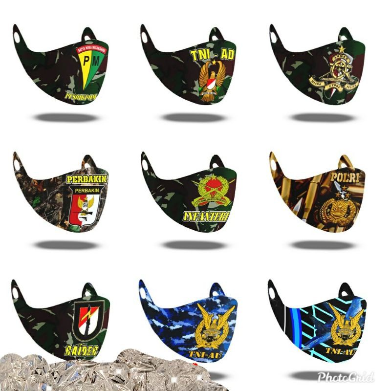 masker scuba militer